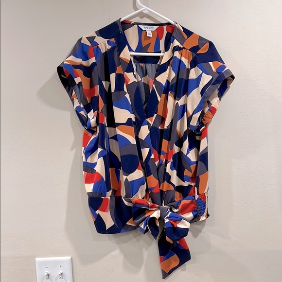 🔥Nine West Colorful Abstract Women's Top🔥 - Picture 1 of 6